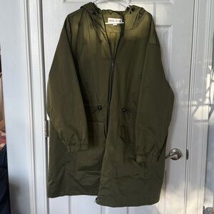 Ava & Viv Forest Green Hooded Coat